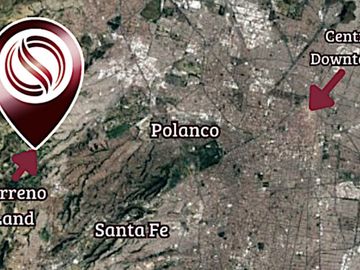 Macrolote comercial 2,326 m2 en residencial con campo de golf, venta Estado de Mexico