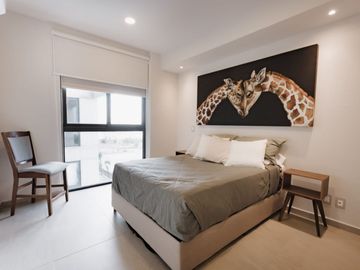 Departamento amueblado en renta en zona real Zapopan