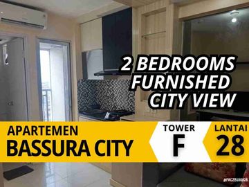 Sewa 3 Bulanan 2 Bedroom Furnished Tower Flamboyan Apartemen Bassura City