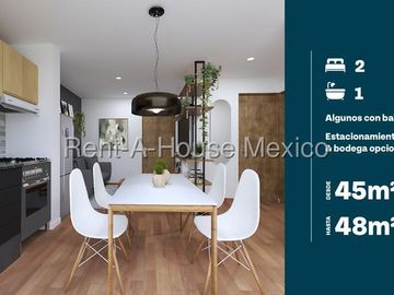 Departamento en Preventa, 2 recámaras, 1 baño, El Recreo, Azcapotzalco, Ciudad de Mexico