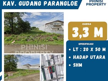DIJUAL Kavling Gudang di Pergudangan Parangloe