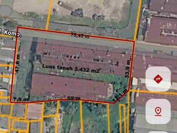 Tanah ex Gudang Depan Bengseng Warung Gantung