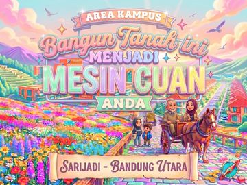 JUAL TANAH DI SARIJADI, SETRADUTA, PASTEUR, BANDUNG KOTA.