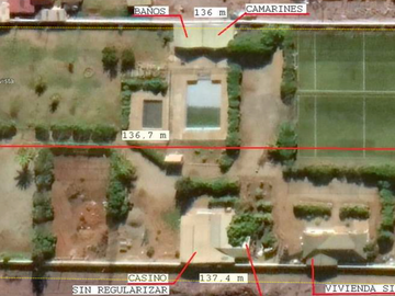 Parcela de 10.000 m2 cerca de aeropuerto y ruta D41