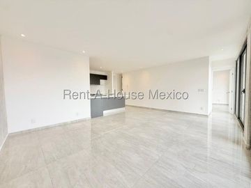 Renta departamento en Juriquilla 2 recamaras m2 99.66 con terrazas y amenidades
