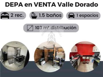 VENTA DEPARTAMENTO VALLE DORADO