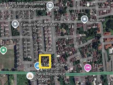 dijual tanah strategis dipinggir jalan raya palagan di selatan pasar rejodani