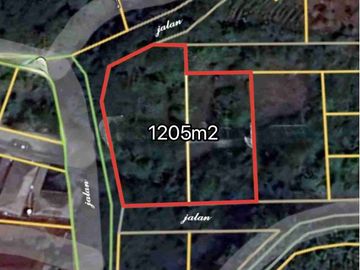 DI SEWAKAN SEGERA TANAH STRATEGIS 1205m² KUTUH KUTA SELATAN BALI.