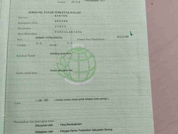 Tanah Murah dijual di Serang kota Banten luas 7000 m²