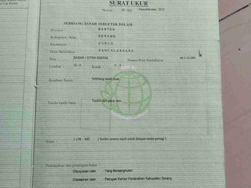 Tanah Murah dijual di Serang kota Banten luas 7000 m²