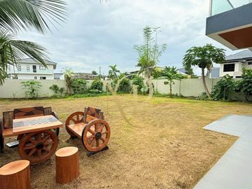 453 SQM LOT - FULLY FURNISHED 4 BEDROOM HOUSE WITH SPACIOUS OPEN SPACE FOR RENT NEAR SM TELABASTAGAN, PAMPANGA