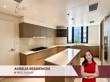BGC Taguig 3 Bedroom Condo for Rent in Aurelia Residences High Floor