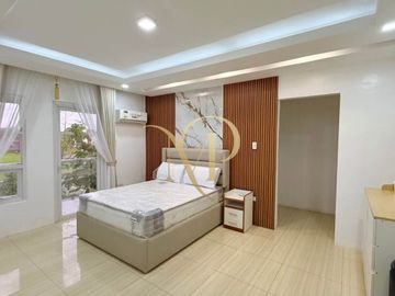 LOT SIZE: 453 SQM - FURNISHED HIGH CEILING 4 BEDROOM HOUSE WITH HUGE OPEN SPACE FOR RENT NEAR SM TELABASTAGAN