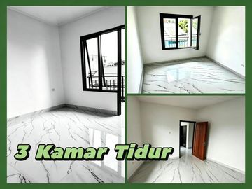 2 Rumah Baru Non Cluster - Siap Huni Dekat Gerbang Tol Cisalak Depok