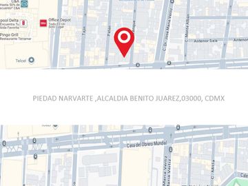 Departamento 202 en venta | 1 recámara y estacionamiento en Piedad Narvarte