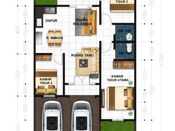 RUMAH CLUSTER BARU, MURAH LOKASI DEKAT JL SOEKARNO HATTA PEKANBARU