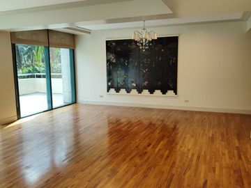 Special Three Bedroom Unit with Patio in Rizal Tower For Lease