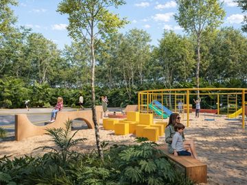 Terreno unifamiliar en venta con albercas, gimnasio, cine y áreas verdes