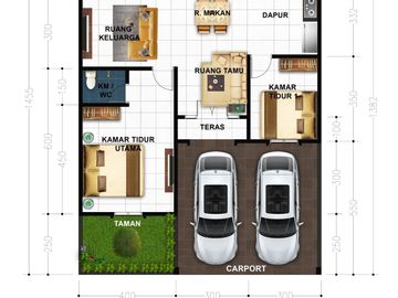 RUMAH CLUSTER TENGAH KOTA LOKASI DEKAT JALAN TUANKU TAMBUSAI PEKANBARU