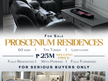 Proscenium Residences TPR Tower Unit FOR SALE | Makati City