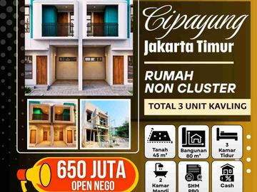 Dijual Rumah Modern Setu Cipayung Jakarta Timur