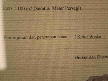 dijual tanah 100m² IDR 650 juta Nego Kawasan Pandawa beach kutuh kuta selatan badung bali