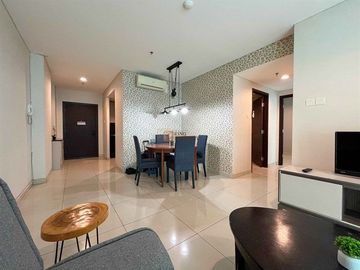 Disewakan 2 Bedroom Condominium Central Park Residences Grogol Petamburan, Luas 87M2, Desain Modern Minimalist, Furnish Lengkap, Lokasi Strategis