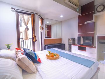Lokasi dekat pusat perkantoran Jakarta! Sewa Murah Apartemen Tamansari Sudirman Type Studio, Full Furnished, Lokasi (SCBD, Benhil, Senayan, & WTC)