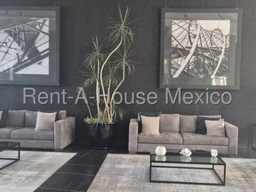 Departamento En Renta En Huixquilucan, Bosque Real Cmb 27-340.