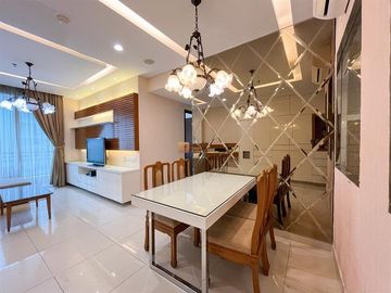 Desain Luxury Modern, Apartemen 2 Bedroom Central Park Residences Jakarta Barat Luas 87M2, Furnish Lengkap Siap Huni, Dekat Mall Central Park