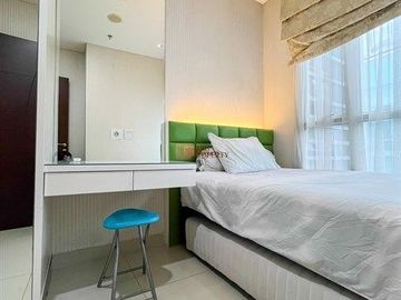 Desain Luxury Modern, Apartemen 2 Bedroom Central Park Residences Jakarta Barat Luas 87M2, Furnish Lengkap Siap Huni, Dekat Mall Central Park