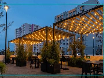 DEPARTAMENTO EN VENTA CON 2 HABITACIONES EN COL LA AURA