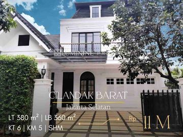 DIJUAL RUMAH MEWAH & MODERN CLASSIC DI CILANDAK BARAT BISA KPR STRATEGIS BEBAS BANJIR