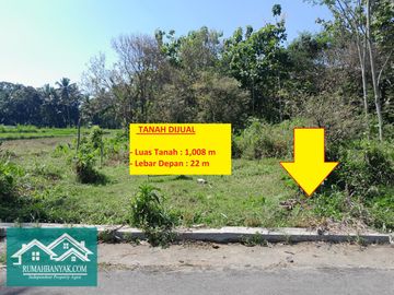 Jual Tanah Murah & Strategis Di Cangkringan; Suasana Asri, Sejuk & Tenang Cocok Untuk Villa & Usaha Kuliner