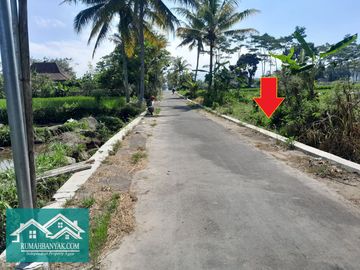 Jual Tanah Murah & Strategis Di Cangkringan; Suasana Asri, Sejuk & Tenang Cocok Untuk Villa & Usaha Kuliner