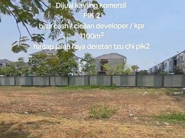 Dijual kavling komersil pik2 1000m2 dekat sekolah tzu chi