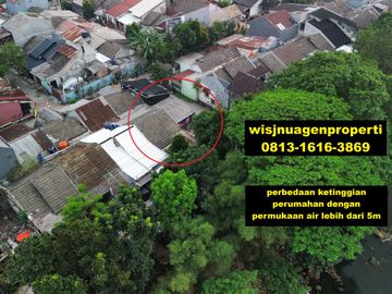 Rumah Tanah Luas Cilebut Bumi Pertiwi 2 dekat Stasiun tanah Huk Udara Segar