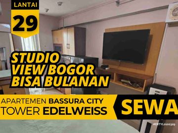 Sewa Studio Bisa Bulanan Tower E Lantai 29 Apartemen Bassura City