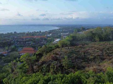 dijual tanah ocean view dekat pantai Jimbaran Kuta Selatan Badung Bali