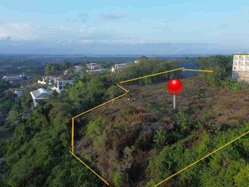 dijual tanah ocean view dekat pantai Jimbaran Kuta Selatan Badung Bali