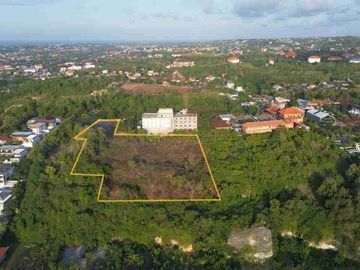 dijual tanah ocean view dekat pantai Jimbaran Kuta Selatan Badung Bali