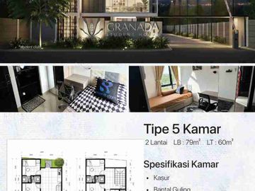 Jual Rumah Kos Kosan 4 - 8 Kamar Dekat Kampus IPB Bogor