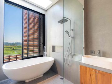 2 luxury villa Ubud rice field view