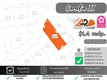 LOTE CAMELIA II MANZANA III ubicado en el FRACCIONAMIENTO RANCHO SAN DIEGO, IXTAPAN DE LA SAL, PUEBLO MÁGICO, Estado de México.