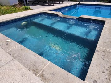 CASA BELLAVISTA II DE DOS NIVELES CON JARDÍN, ALBERCA CLIMATIZADA, JACUZZI Y PALAPA EN RANCHO SAN DIEGO.