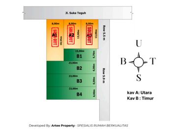 ARTEE STM LAHAN LEGA 6X22M2 2 LANTAI KAWASAN MEWAH KAMPUS KEDOKTERAN UISU