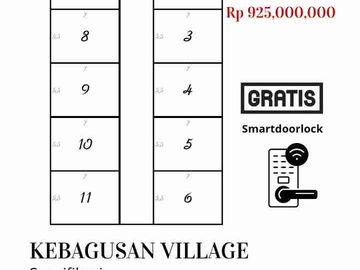 Rumah Cluster Kebagusan Dekat Stasiun Tanjung Barat Murah Strategis