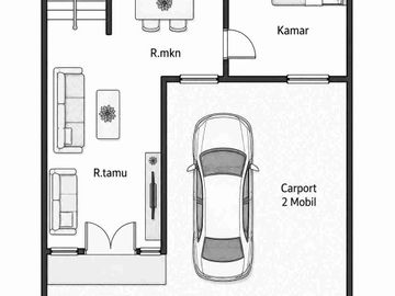 Rumah Cluster Kebagusan Dekat Stasiun Tanjung Barat Murah Strategis