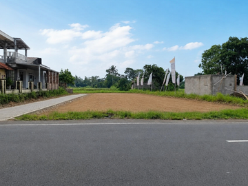 Tanah Sleman 5 Menit Resto Jejamuran,Bisa Angsuran Flat Tanpa Bunga