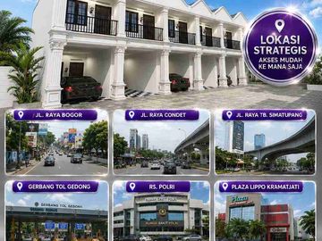 Jual Rumah Baru Cluster Murah Minimalis di Kramat jati Jakarta Timur (Akses Mobil)